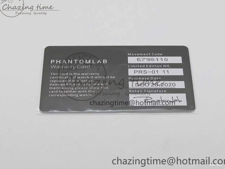 MiroTime 0129 Durable Submariner Phantomlab Transparent KZF Best Edition Blue Moon Dial on White Rubber Strap VR 2564